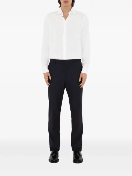 Spodnie Burberry niebieskie