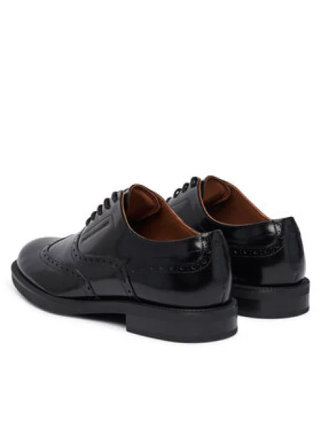 Fűzős félcipo Tommy Hilfiger fekete