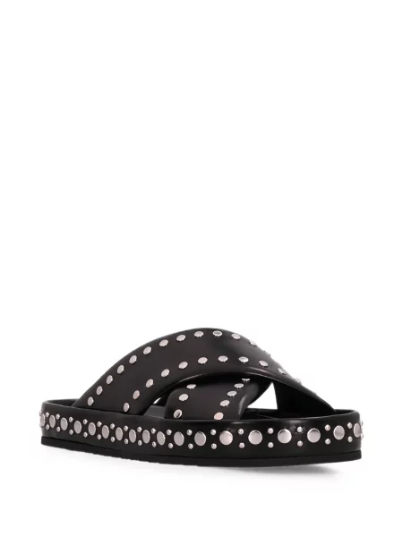 Sandale Fendi cu bretele negru