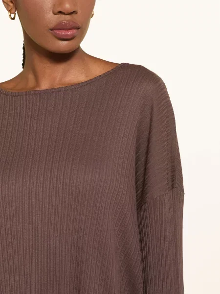 By Aylin Koenig Tričko S Dlouhým Rukávem Mil tmavě hnědá