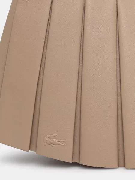 Кожаная сумка Lacoste