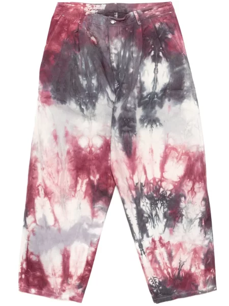 Kalhoty Stain Shade s potiskem růžové