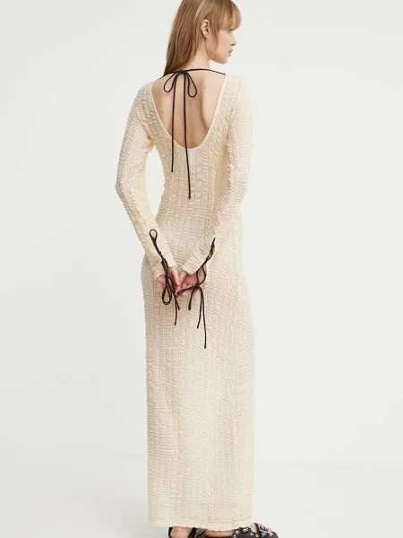 Сукня Résumé AdalynRS Dress maxi пряма бежевий
