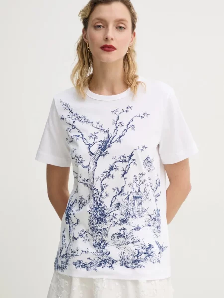 MUNTHE t-shirt FEDELIO biały