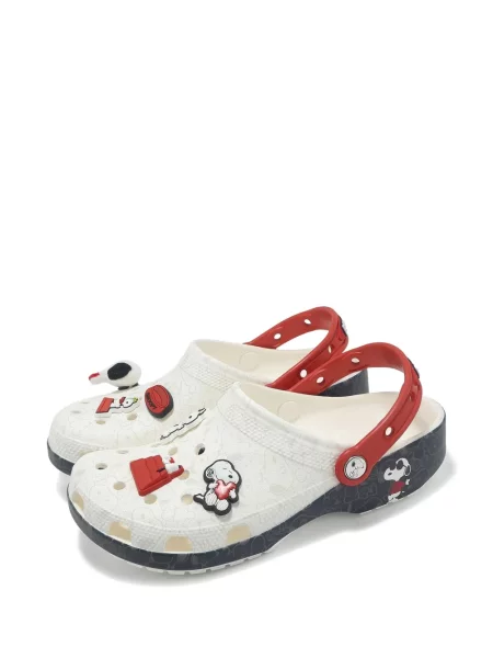 Saboți Crocs alb