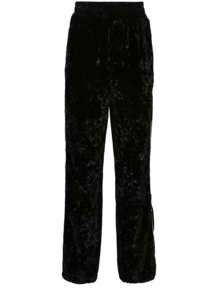 Pantaloni Amiri de catifea alergare negru