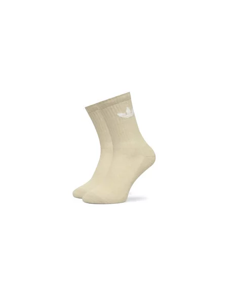 ADIDAS ORIGINALS Ponožky Trefoil Cushion béžová / hnedá / svetlohnedá biela