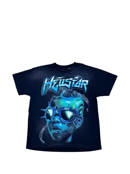 Tricou Hellstar cu imagine negru