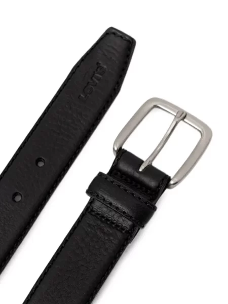 Blugi cu picior larg Levi's® din piele cu cordon cu talie înaltă albastru