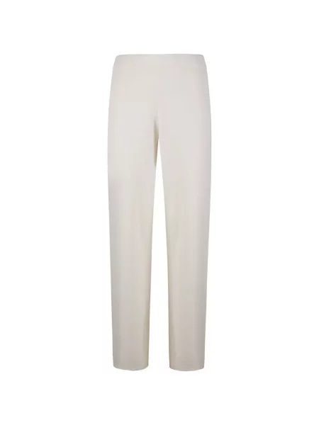 Pantaloni Majestic Filatures tricotate alb