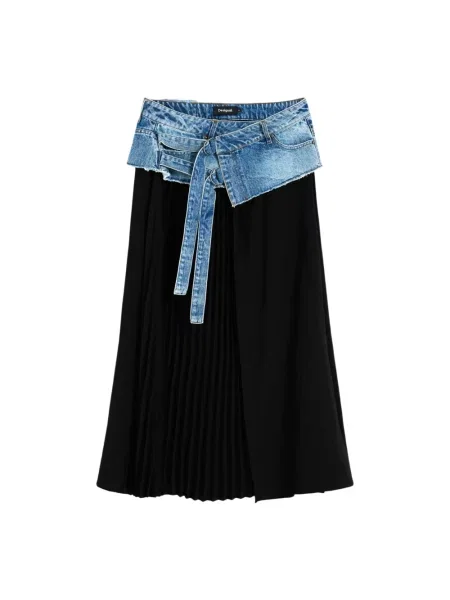 Spódnica maxi Desigual czarna
