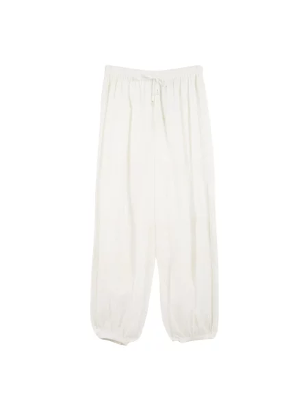 Długie spodnie Twinset białe