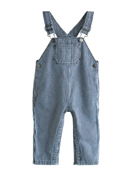 Next Jeans albastru închis alb