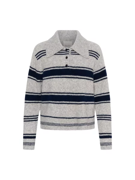 Dzianinowy sweter Part Two szary