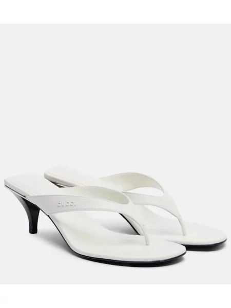 Usnjene tangice Gucci bela