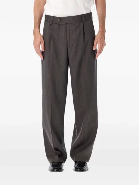 Pantaloni Mfpen de lână maro