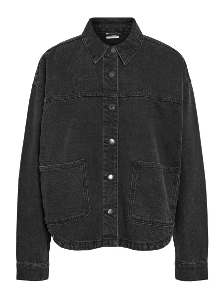 Noisy may Geacă de primăvară-toamnă NMKETTIE denim negru