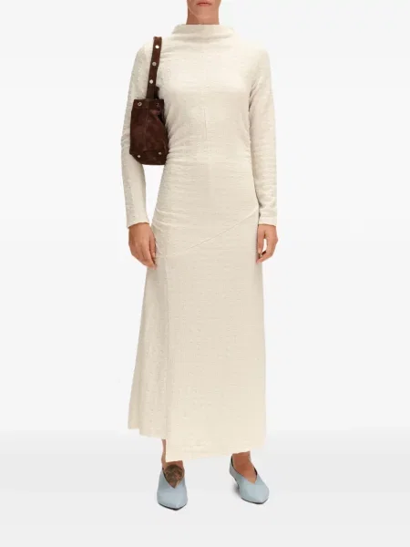 Rochie Bimba Y Lola cu volane alb
