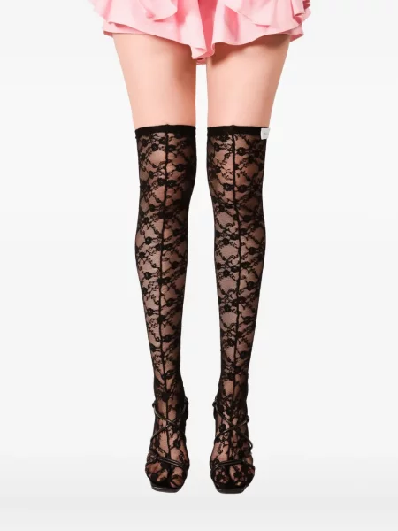 Ciorapi Ioana Ciolacu din dantelă negru