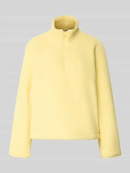 Sweter o kroju regular fit ze stójką model Vera' Jjxx żółty