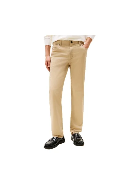 Nohavice Tommy Hilfiger béžová