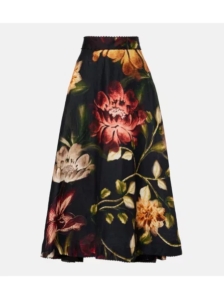 Maxi fusta maxi Agua By Agua Bendita de in cu model floral