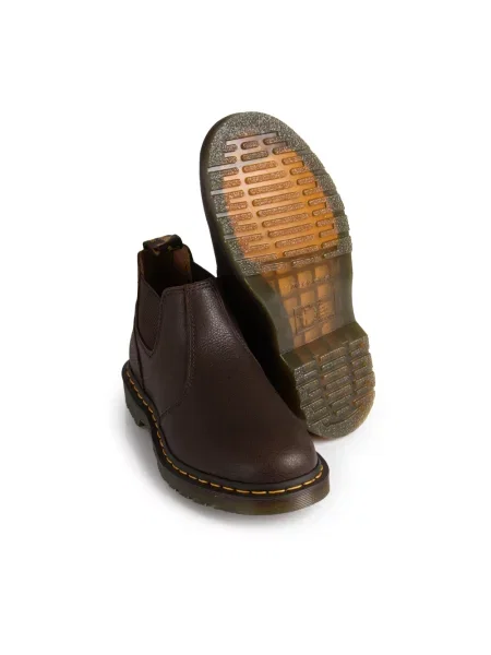 Botki Dr. Martens brązowe