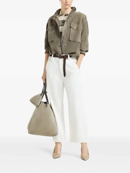 Pantaloni Brunello Cucinelli alb