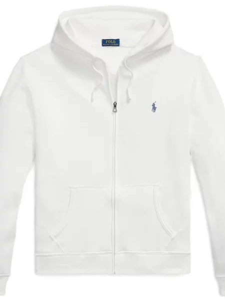 Hanorac cu glugă Polo Ralph Lauren alb