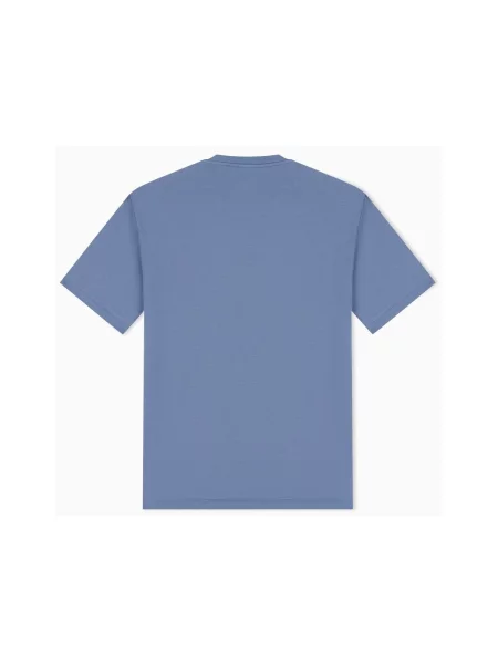Tricou Ea7 By Emporio Armani cu autograf albastru