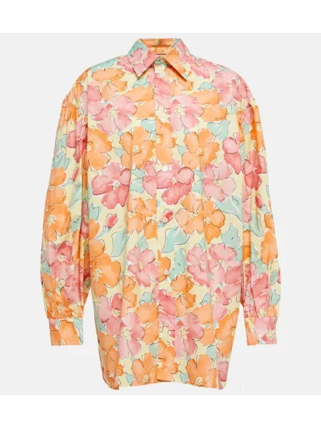 Cămașă Plan C cu model floral