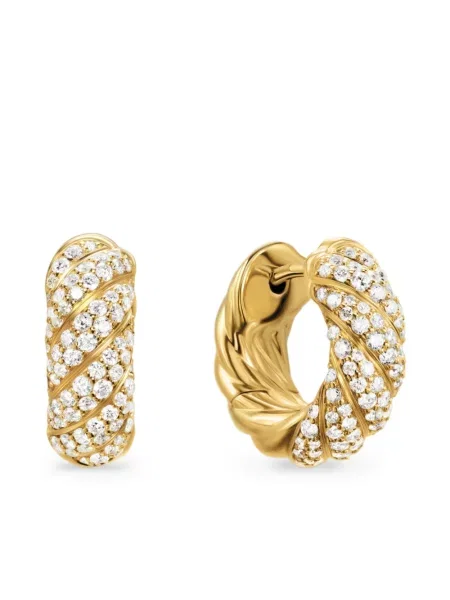 Auskarai David Yurman geltona