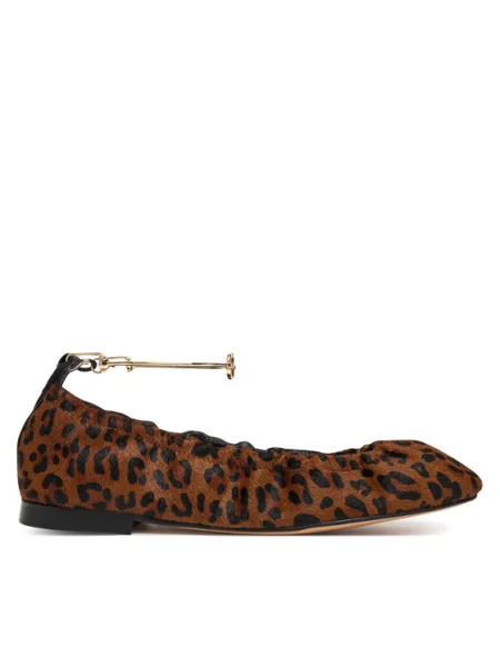 TWINSET Baleríny Hnedá čierna