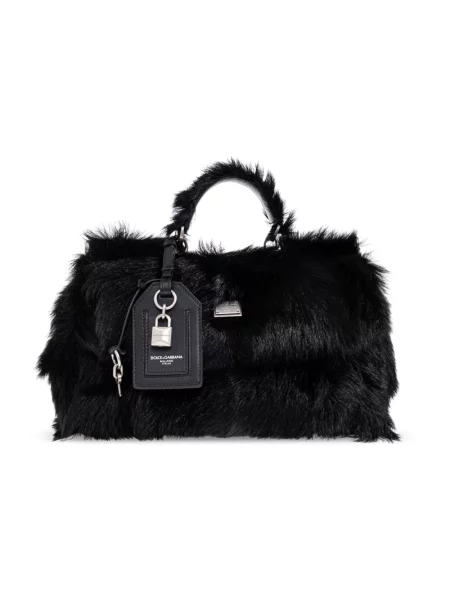 Torebka Dolce And Gabbana skórzana czarna