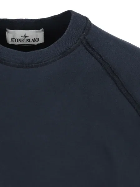 Lung hanorac Stone Island cu strasuri albastru
