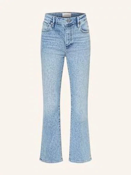 Frame Jeansy Bootcut The Reboot Crop blau