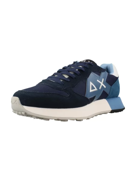 Sneakersy Sun68 zamszowe niebieskie