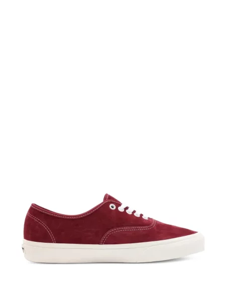 Sneakerși Vans Authentic din piele de căprioară roșu
