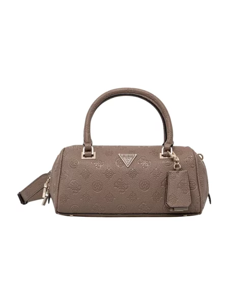 Torebka crossbody Guess skórzana beżowa