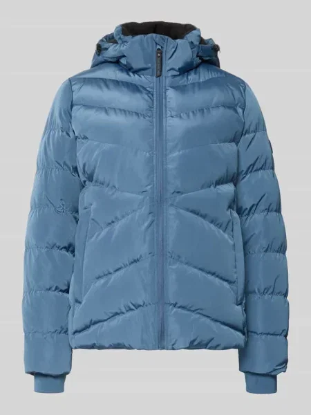 Kurtka o kroju regular fit w pikowanym wyglądzie model Synria' Cars Jeans niebieska