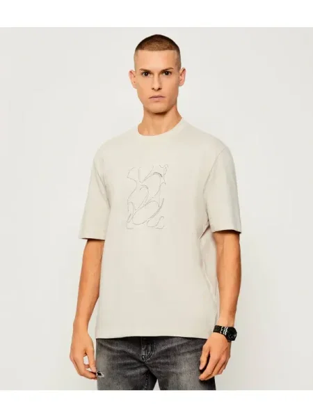 Armani Exchange Tricou bej