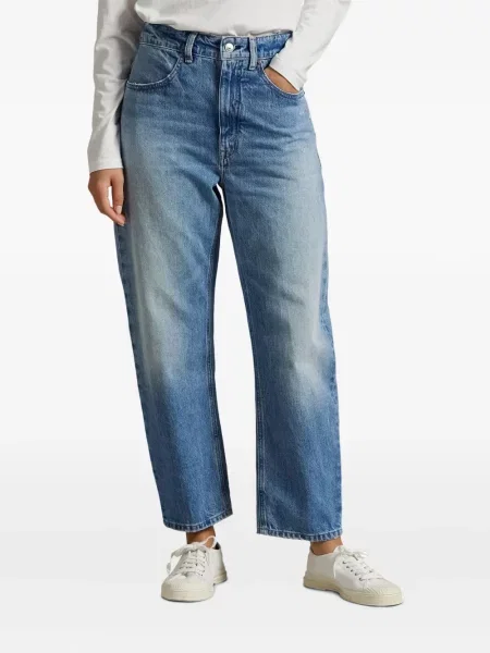 Szerokie polo Polo Ralph Lauren z przetarciami w paski czarne