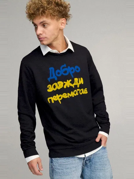 Світшот YAPPI чорний