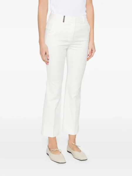 Pantaloni Peserico alb