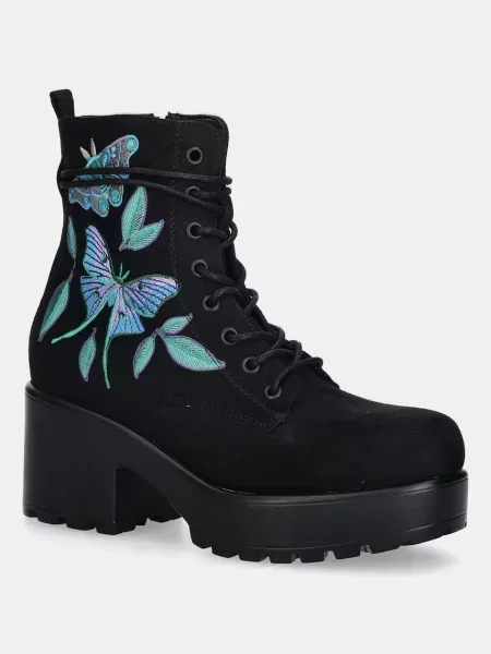 Koi Footwear botine cu drept Butterfly Dune albastru