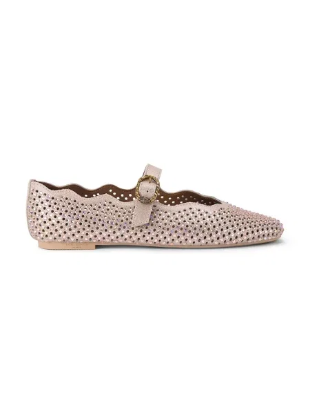 Kurt Geiger Balerini WAVY MAYFAIR | piele întoarsă bej