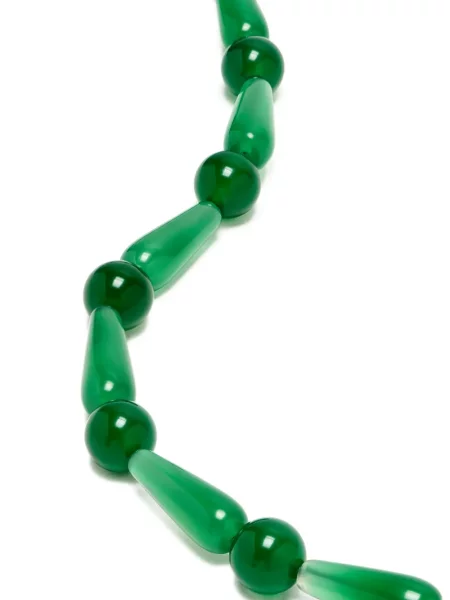 Colier Completedworks cu mărgele verde