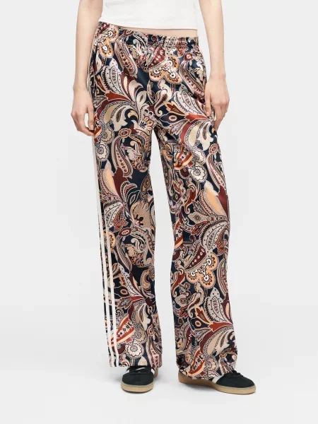 ADIDAS ORIGINALS Nohavice Liberty London Firebird piesková / námornícka modrá / burgundská biela