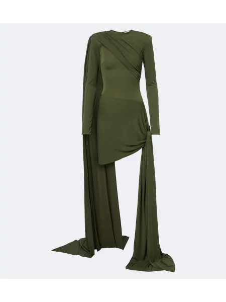 Rochie The New Arrivals Ilkyaz Ozel drapată verde