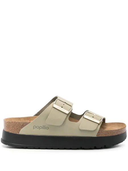 Sandale Birkenstock din piele cu platformă
